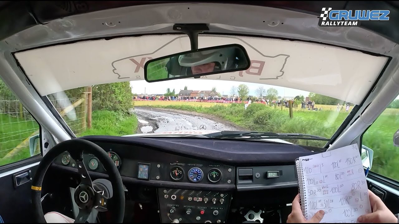 Onboard SS Busseboom 3 - Monteberg Rally 2024 - Mercedes 190E 2.3 16v