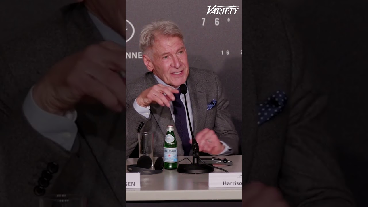 Harrison Ford Reacts to Reporter Calling Him 'Hot' at Indiana Jones Premiere at Cannes
