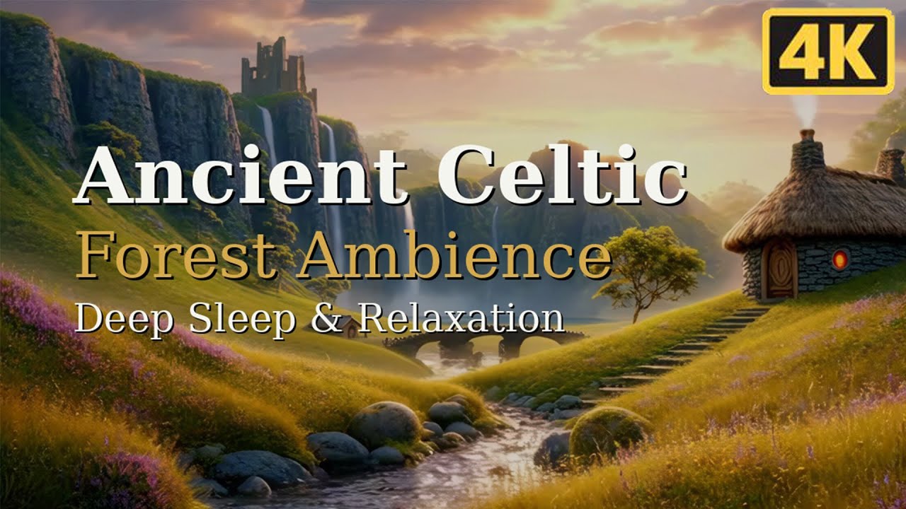 Celtic Forest Ambience 🌿 Ancient Magic & Peaceful Nature Sounds 4K