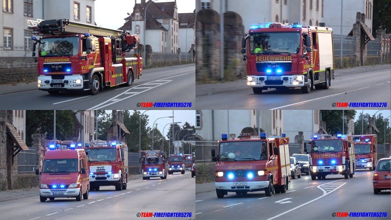 [Feuer mit Menschenleben in Gefahr] Einsatzübung der FF Babenhausen und Rodgau-Süd