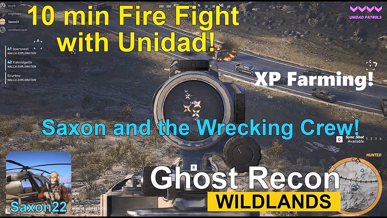 Ghost Recon Wildlands - XP Farming. 10min firefight with Unidad.