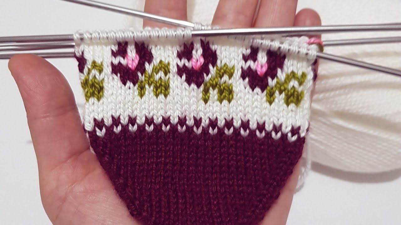ÇOK KOLAY ÇİÇEKLİ #BEŞŞİŞPATİK YAPILIŞI / BEŞ ŞİŞLE PATİK / @divapatik