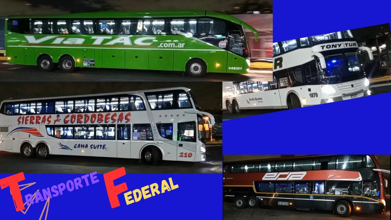 🔵🔴🟡🛣️ TRANSPORTE FEDERAL: RECUERDOS DEL INVIERNOS EN RETIRO (NOCHE) #transporte #omnibus #youtube