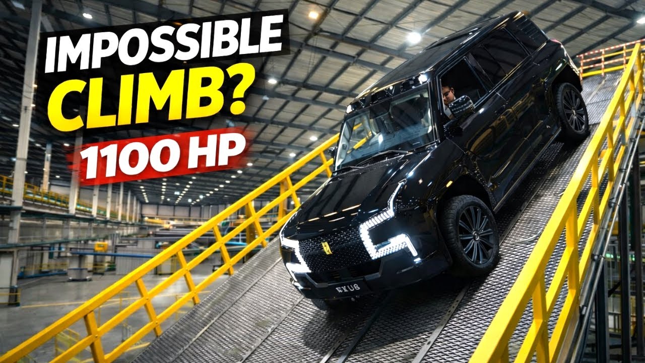 Yangwang U8 покорил экстремальную внедорожную испытательную трассу.