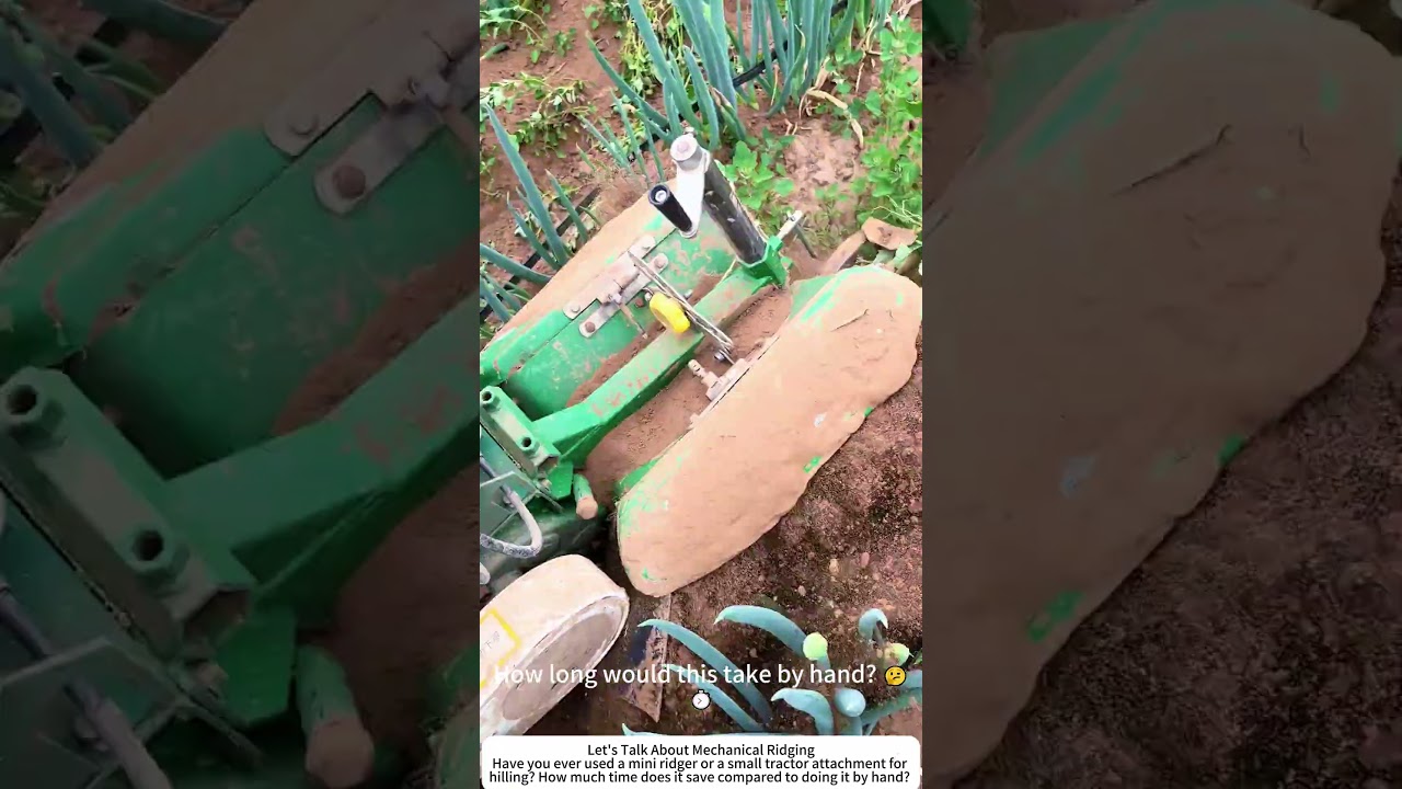Mini Ridger for Scallions &ndash; Fast Row Preparation in the Vegetable Field 🌿