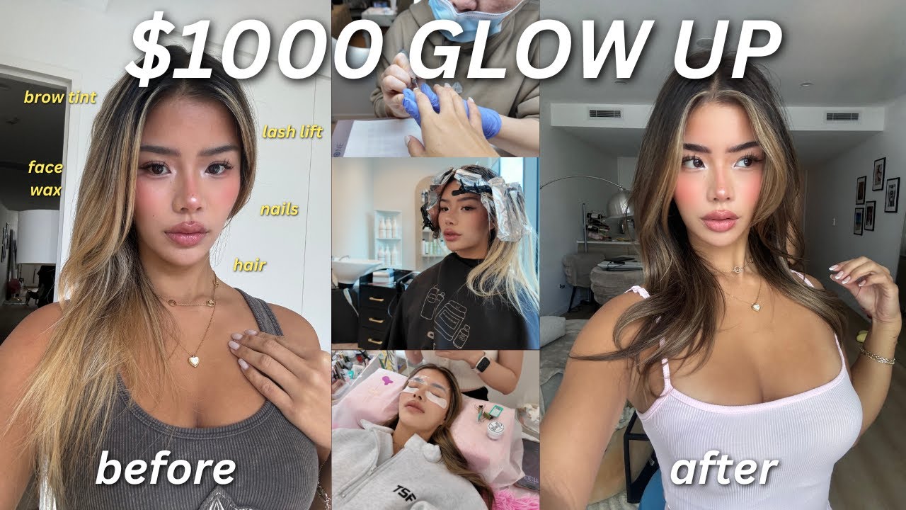 SPENDING $1000 ON A GLOW UP *I went brunette?!*