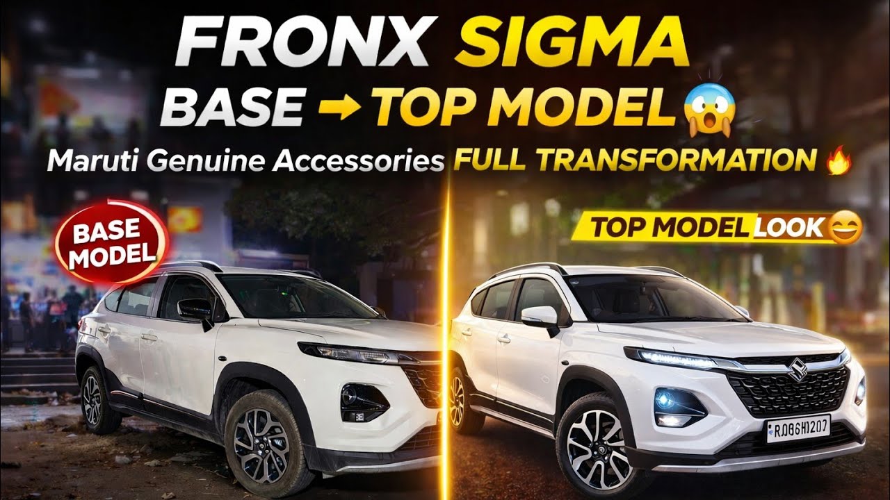 2026 Maruti Suzuki Fronx Sigma Modified With Price ✅ Fronx Modification ✅ Fronx Base To Top Modified