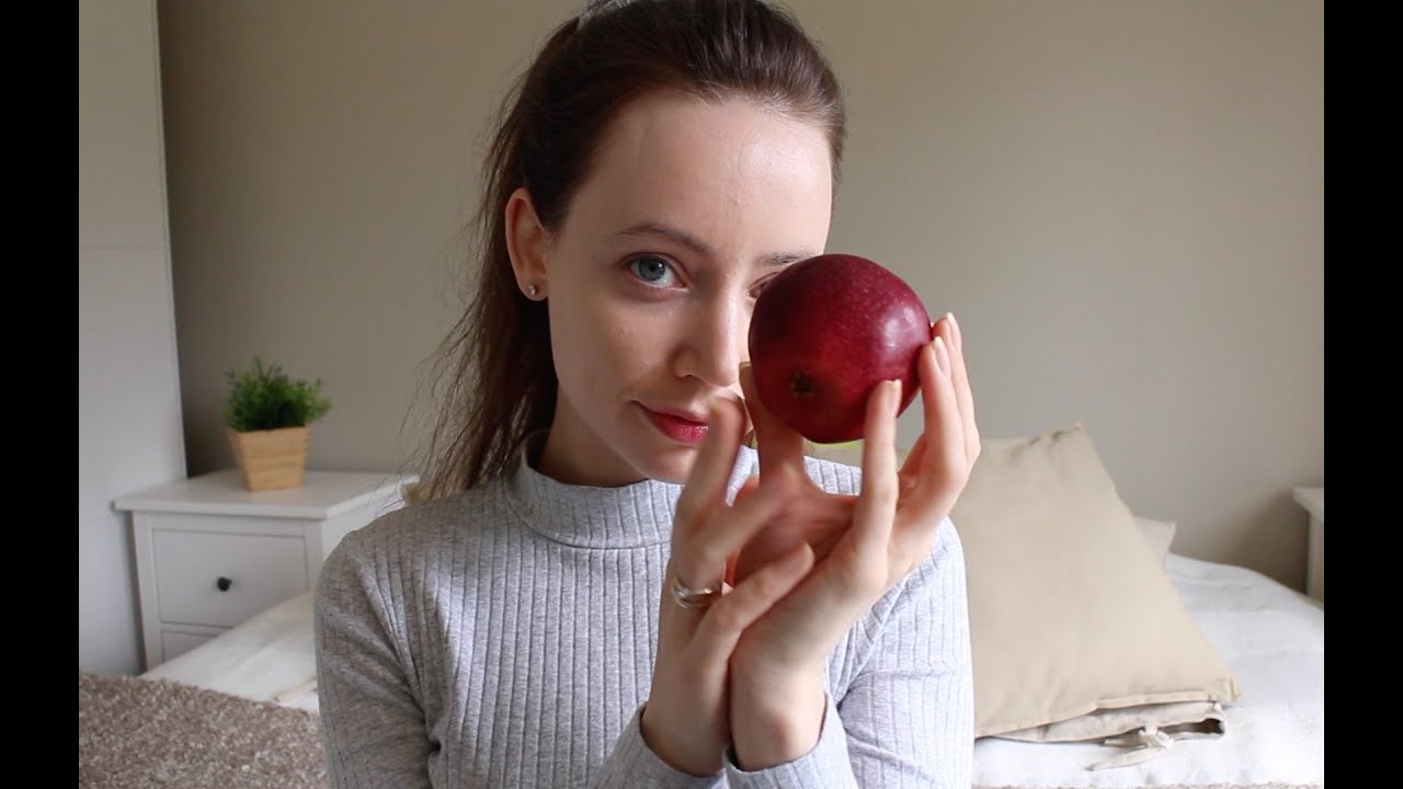 ASMR Eating Sounds Apple (No Talking)