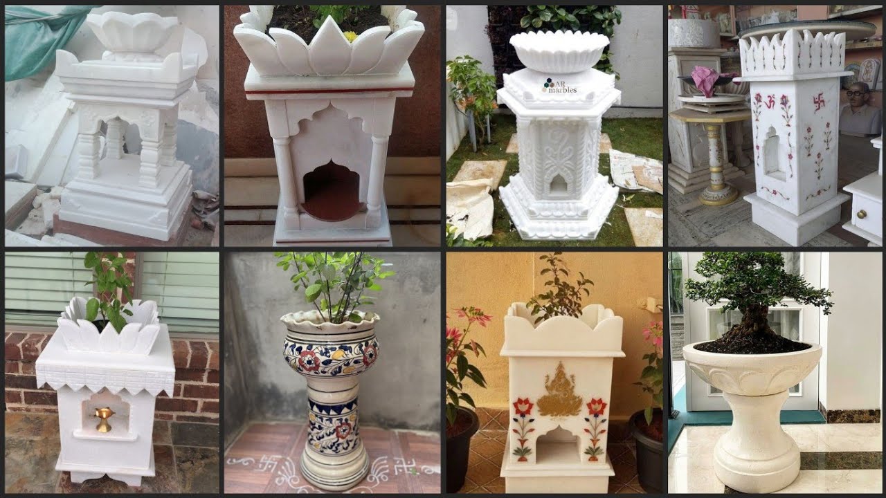 Marble Tulsi Mandir Design | Tulsi Pinda Design for home/Tulsi Mandir Design
