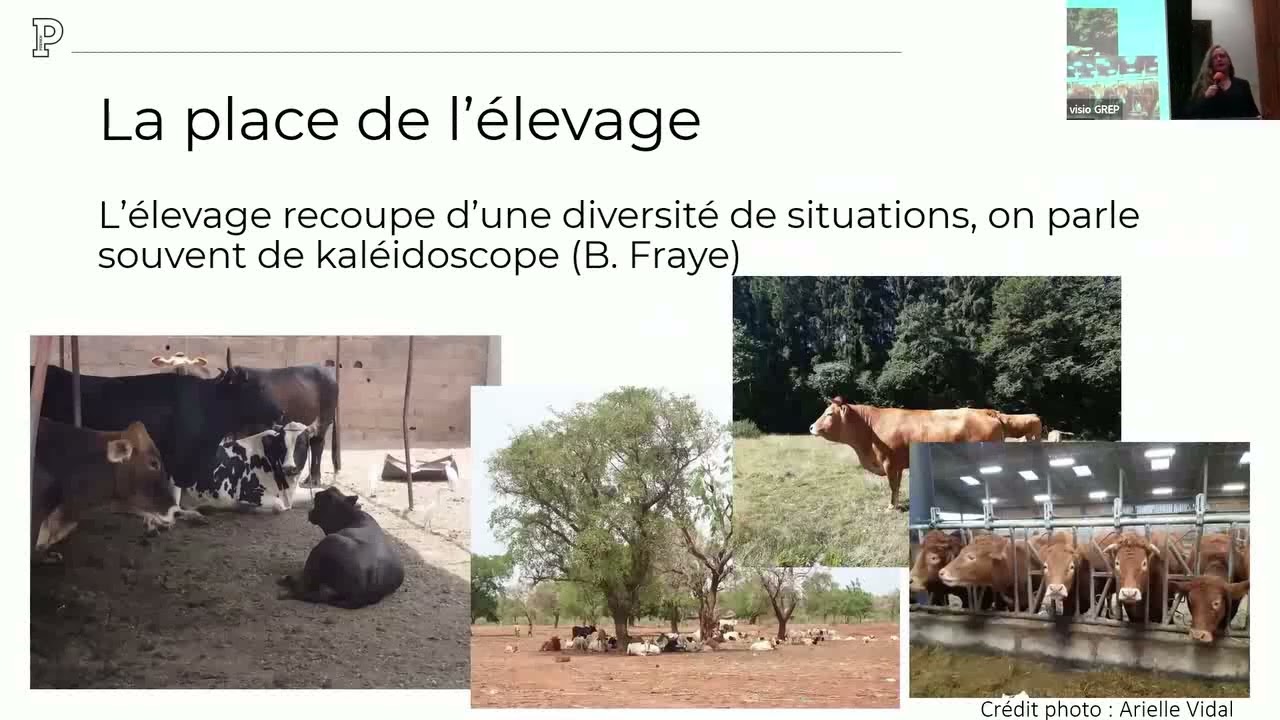 Conférence GREP : L’agroécologie, la voie de l’avenir. L'exemple de l'élevage. par Arielle Vidal