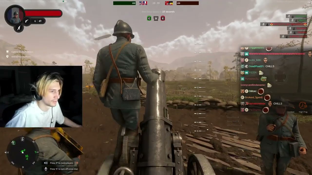 xQc Plays Holdfast: Frontlines WW1