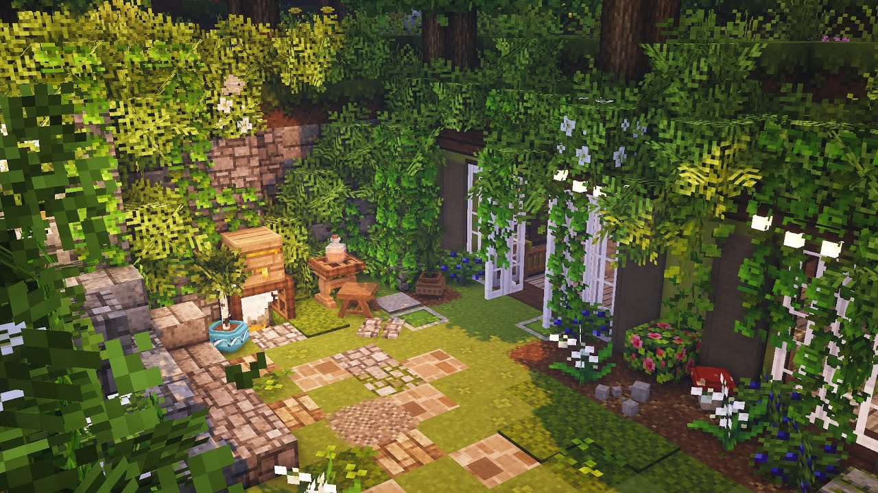 Underground House & Apiary 🌼 | Minecraft Tutorial