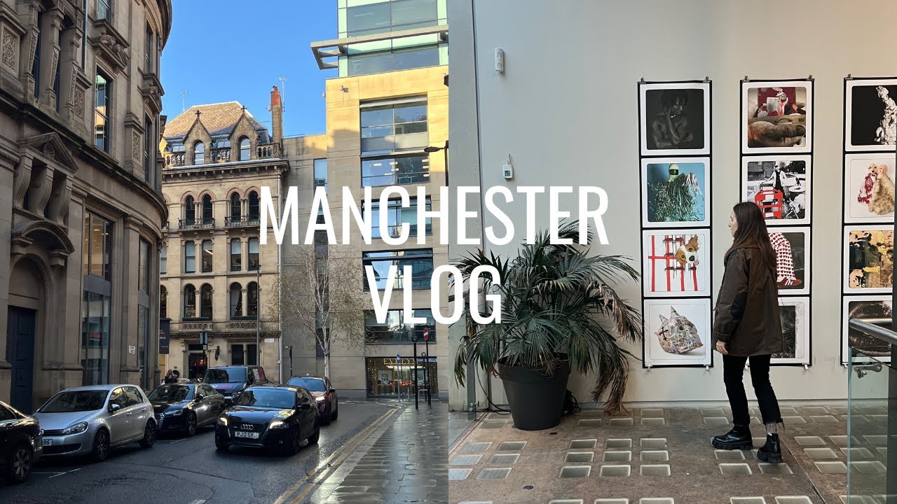 Manchester vlog I cute hotel, John Ryland's and Central Libraries, art gallery & shopping