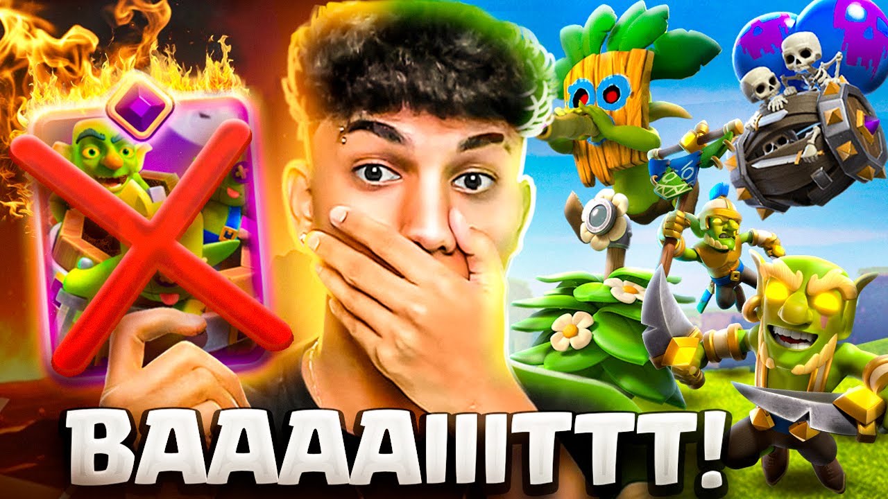 CRIEI O LOG *SEM BARRIL* MAIS BAIT DA HISTÓRIA DO CLASH ROYALE! 🔄