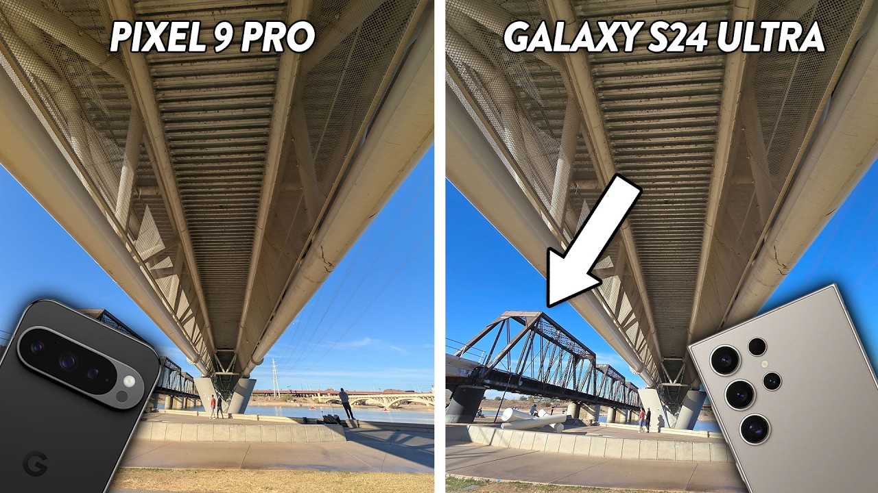 Pixel 9 Pro против Galaxy S24 Ultra: сравнение тестов камер!