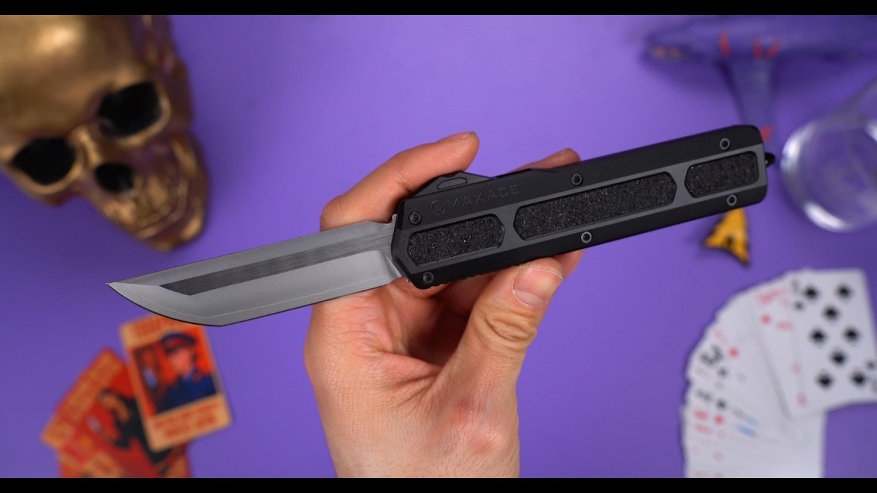 Нож Maxace/Tag Neptune S/E Stonewashed сталь SLD-Magic рукоять Black Aluminum