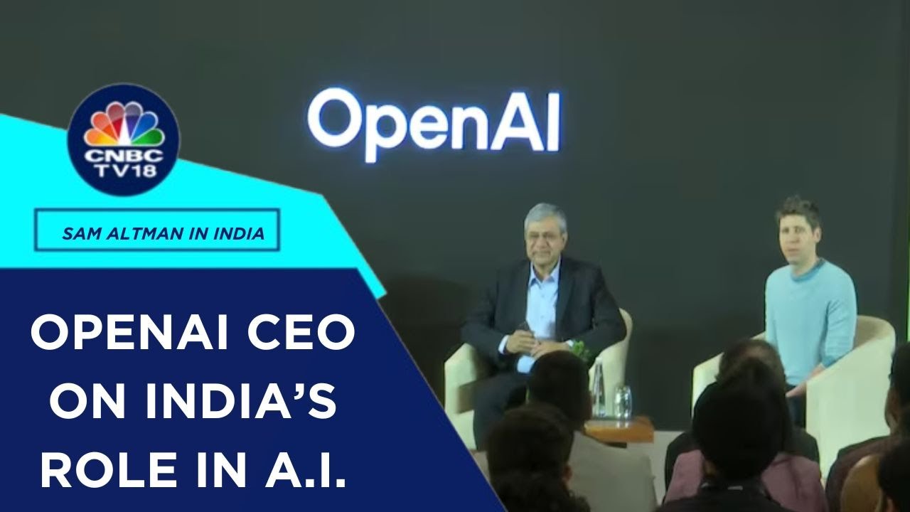 India Important Market For Open AI, Says CEO Sam Altman In A Fireside Chat With IT Minister