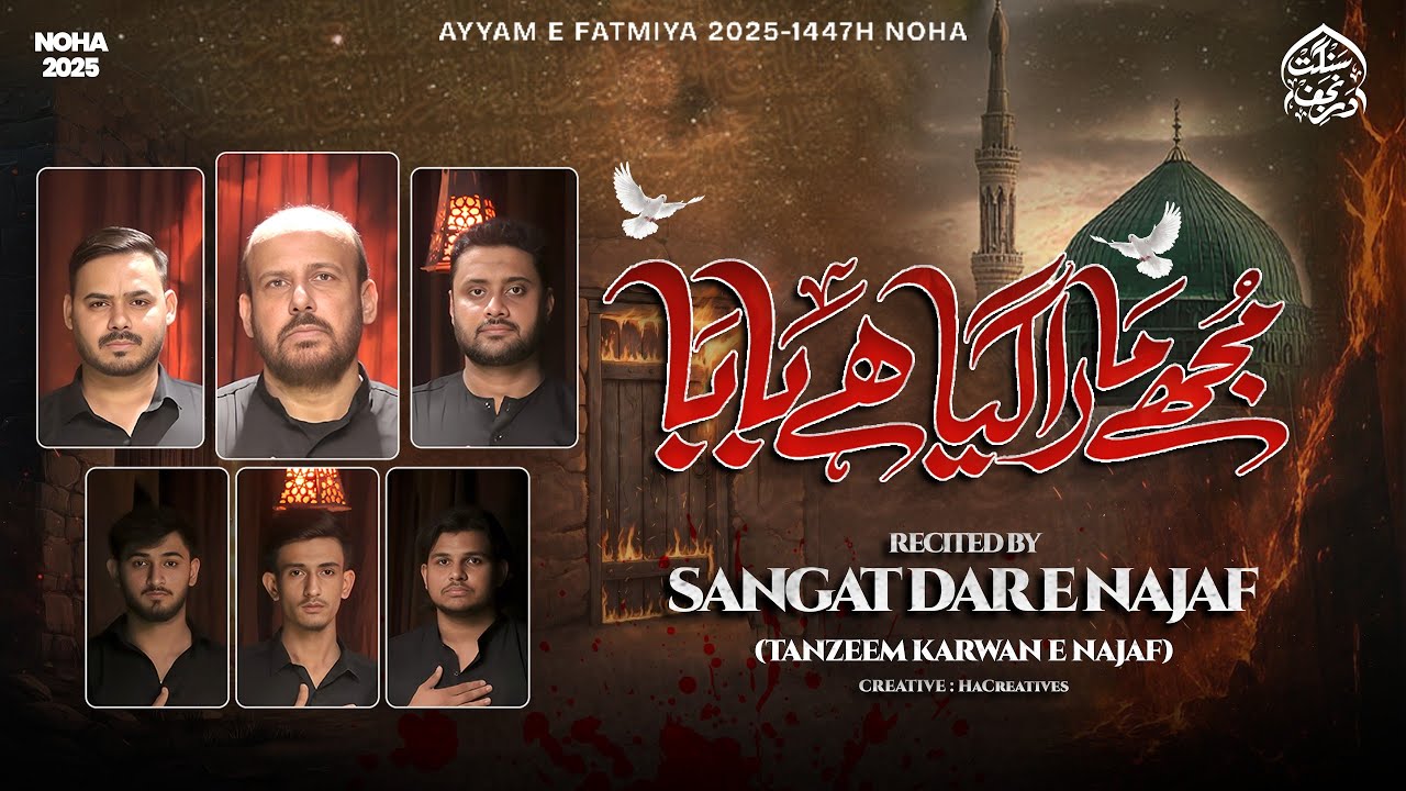 MUJHAY MARA GAYA HAY BABA (SAWW) |SANGAT DAR E NAJAF| #noha #sangatdarenajaf 