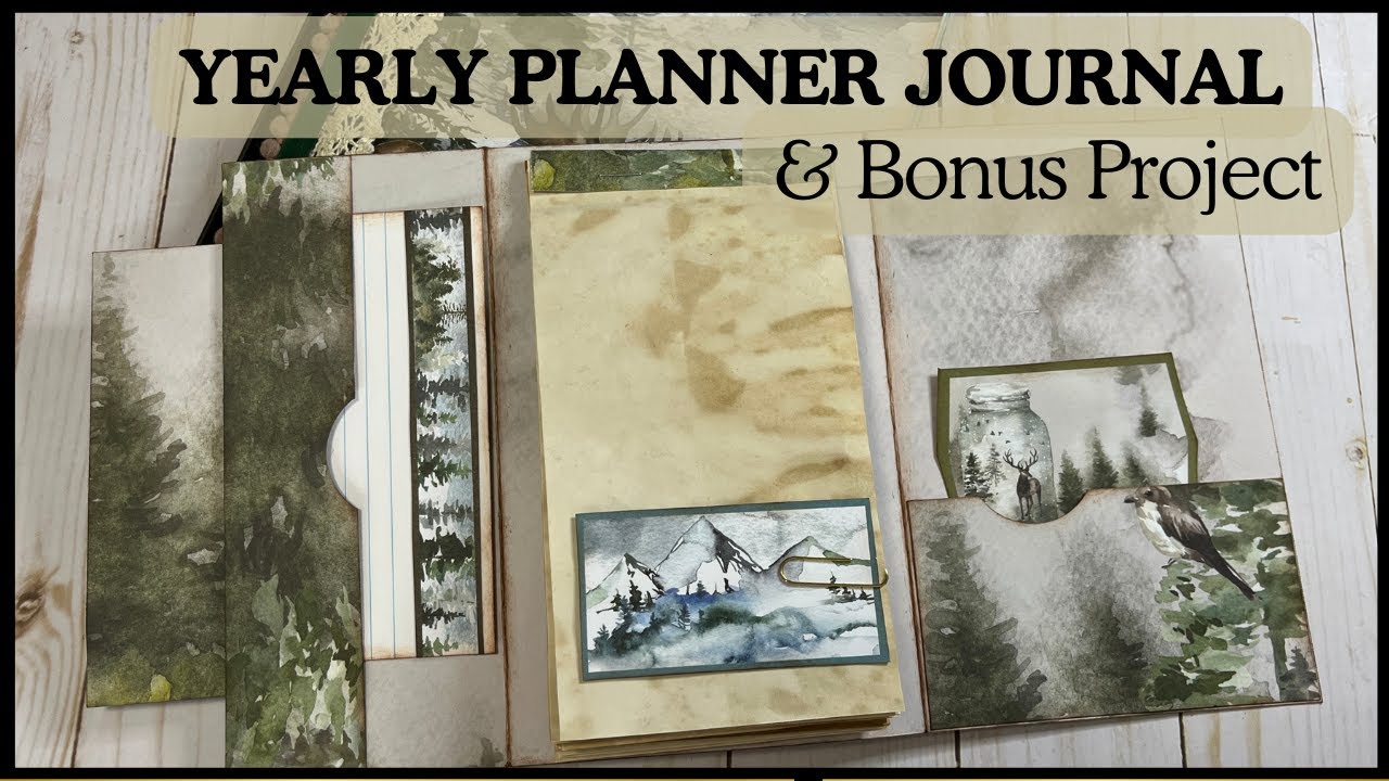 Yearly Planner Journal & Bonus One Sheet Wonder Project (Giveaway Ended)