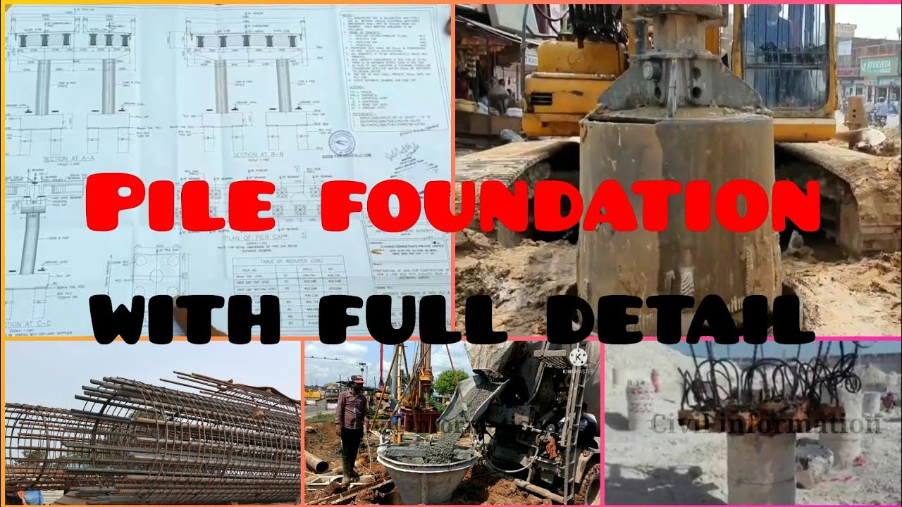 PILE FOUNDATION OF BRIDGE IN DETAIL || PILING || MAIT MACHINE || HYDRAULIC DRILLING RIG|| PILE CAGE