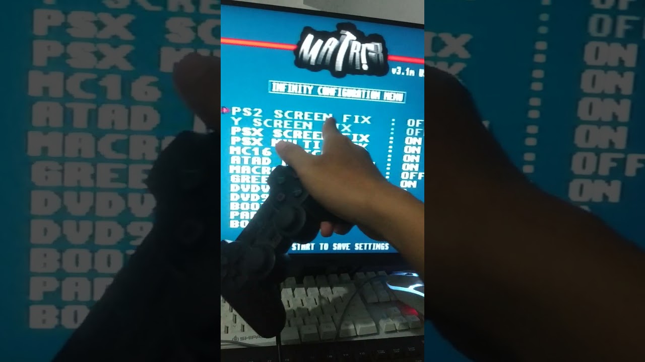 cara memperbaiki game ps2 yang warnanya hitam putih di OPL MC BOOT ATAU MATRIK
