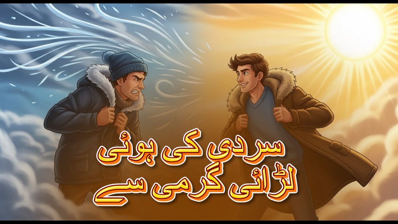 Hawa Aur Sooraj Ka Muqabla | Moral Story Urdu Fairy Tail #urdustory #kidsvideo #fairytales