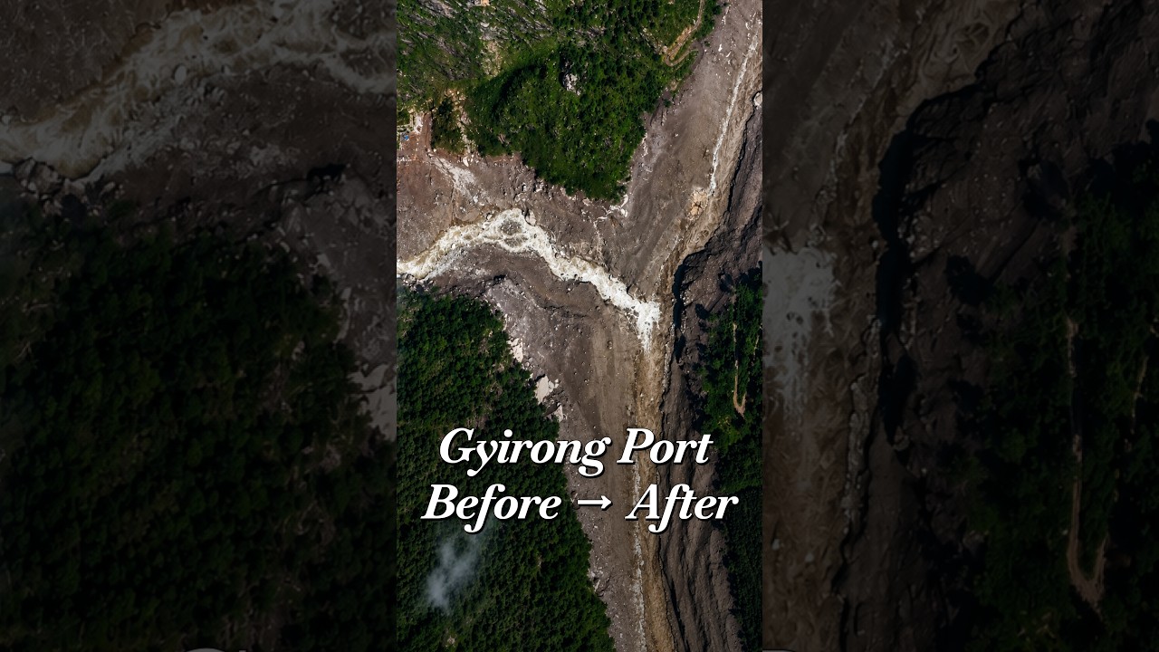 From Bustling Border Port to Barren Wasteland:Gyirong&rsquo;s Shocking Visuals Before vs After Nepal Flash