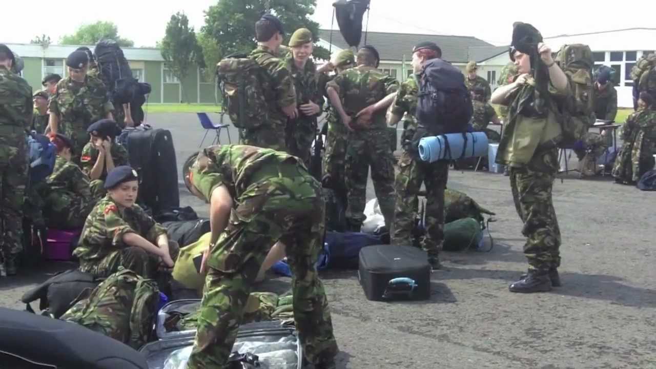 Lincolnshire ACF arriving at Altcar