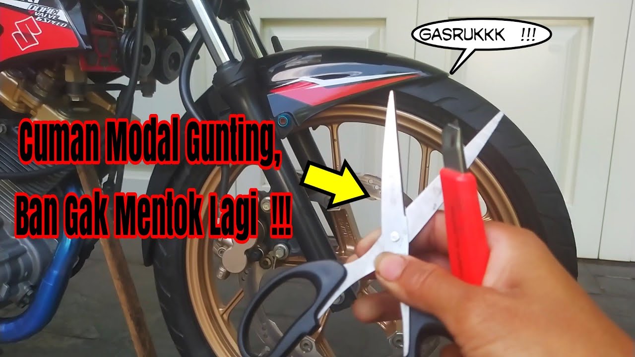 Ban Ukuran 90/80 Mentok Spakbor, Ini Solusinya