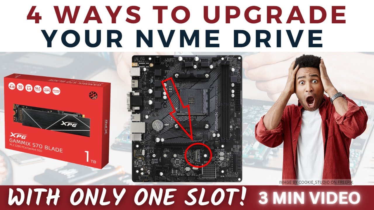 How to Upgrade or Clone your M.2 NVME Drive with Just ONE SLOT on Your Motherboard!