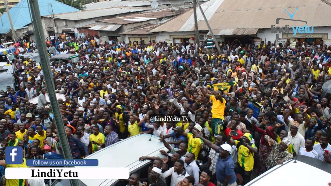 MAPOKEZI YA TUISILA KISINDA NA MUKOKO TONOMBE (AIRPORT TO MAKAO MAKUU YA YANGA)