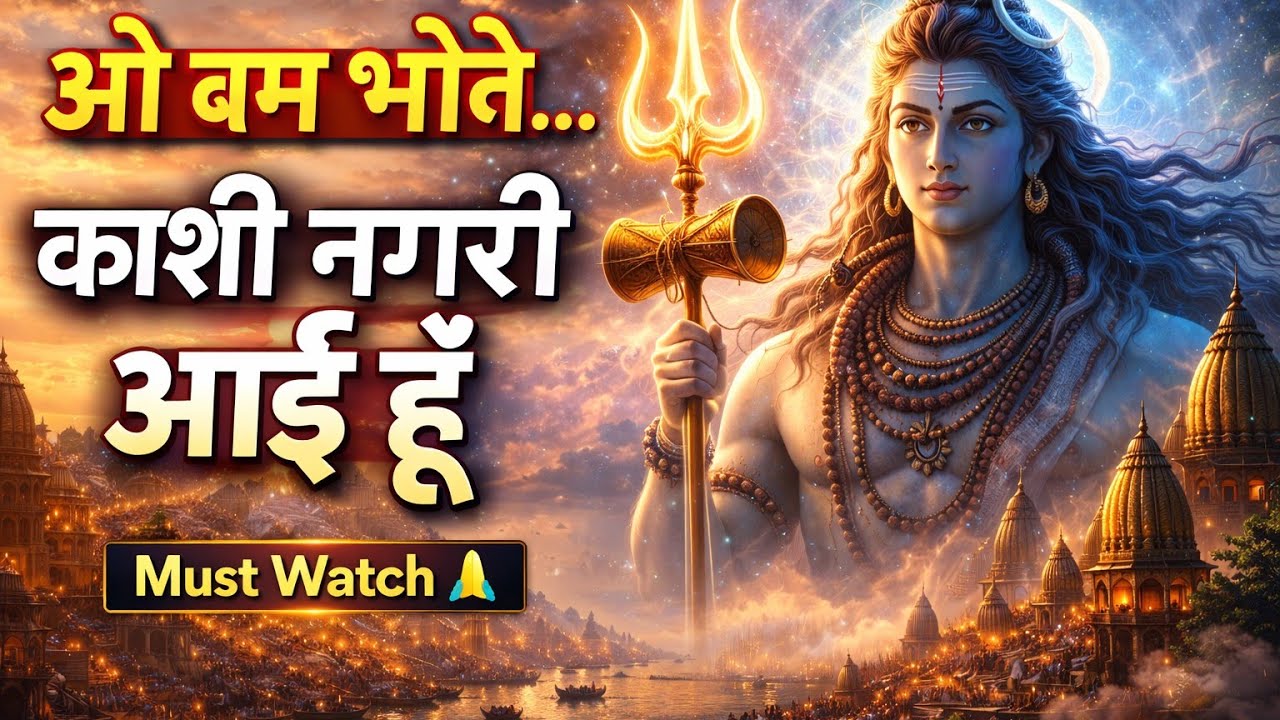 ओ बम भोले… तेरी काशी नगरी आई हूँ | Heart Touching Shiv Bhajan | Must Watch