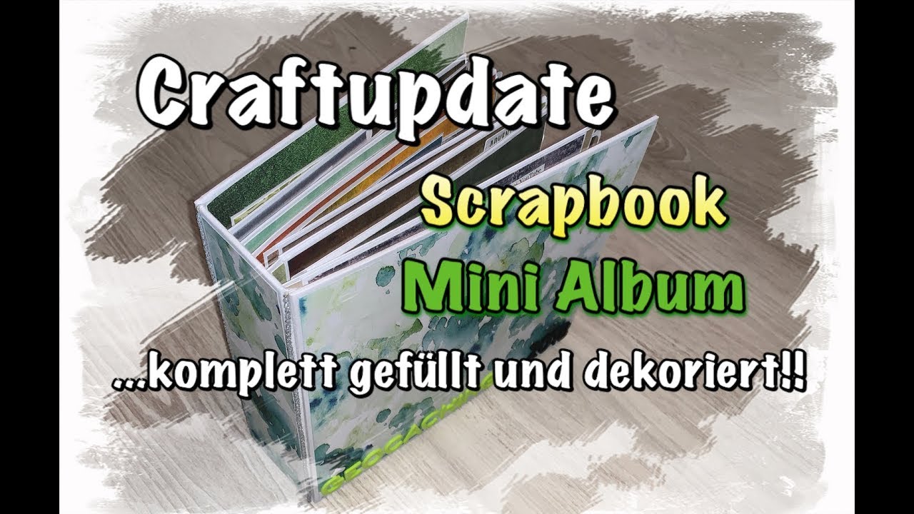 Mini Album Geocaching (deutsch) basteln mit Papier, DIY, Craftupdate