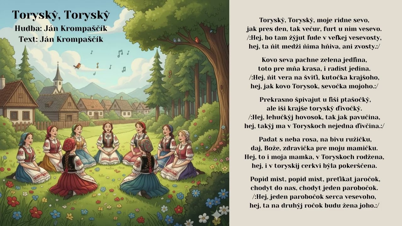 JAVORINA, LH S. Baláža, Idu pres ded., Hudba: Ľud.Text: M. Bašistová,Torysky,  Autor:J.Krompaščík,
