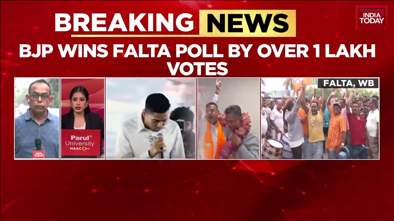 Falta Repolls News: BJP Wins By Record Margin To Reach 208 Seats In Bengal As TMC Finishes Fourth