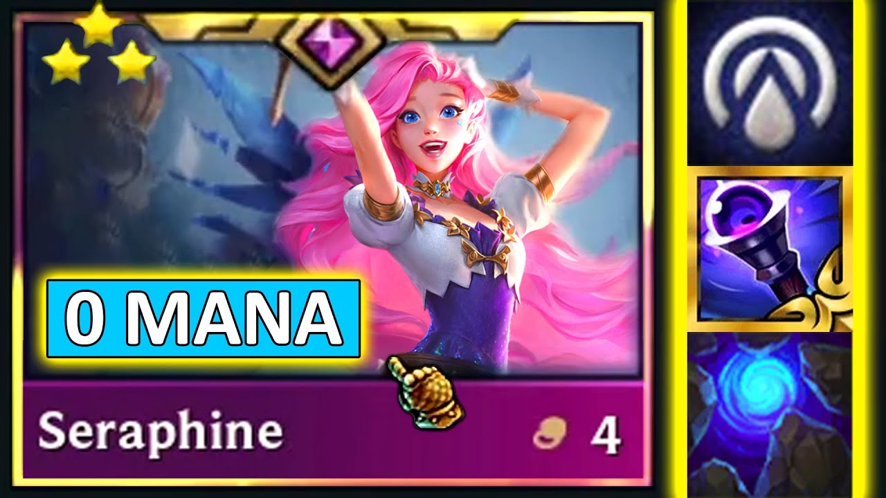 0 Mana Seraphine ⭐⭐⭐ ft. 4 Invoker + Radiant Void