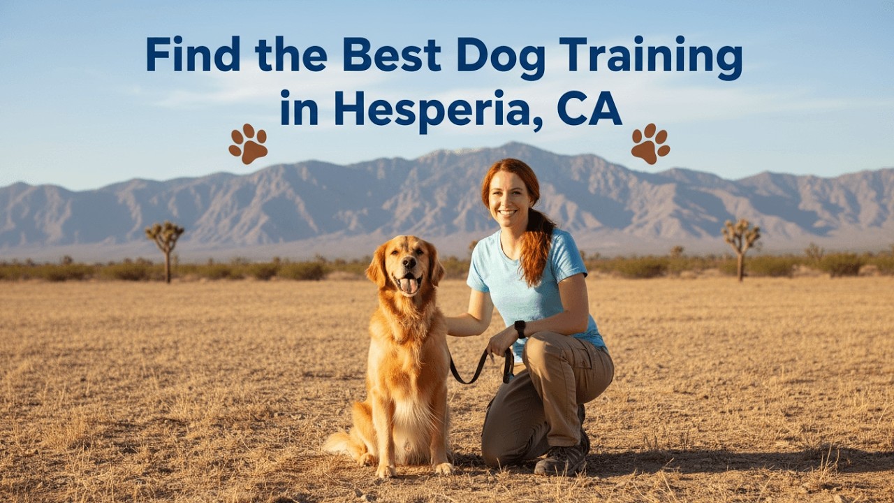 Find the Best Dog Training in Hesperia California