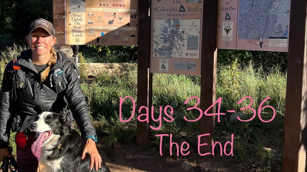 Colorado Trail Thru-hike days 34 - 36///THE END