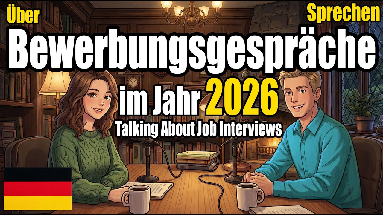 Deutsch lernen für Bewerbungsgespräche im Jahr 2026 | Übung zu häufigen Fragen und Antworten