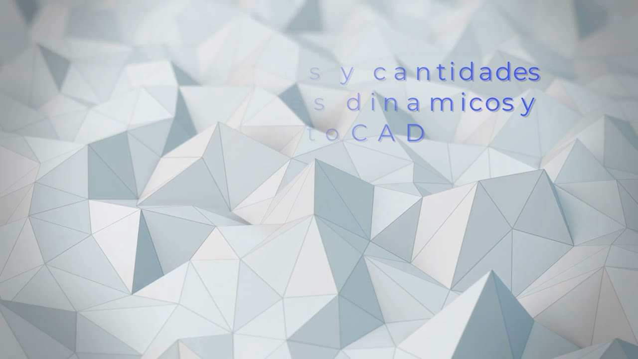 1. AutoCAD  Despieces De Vigas con Bloques Dinámicos + Campos  + Obtención de cantidades  _  Parte 1