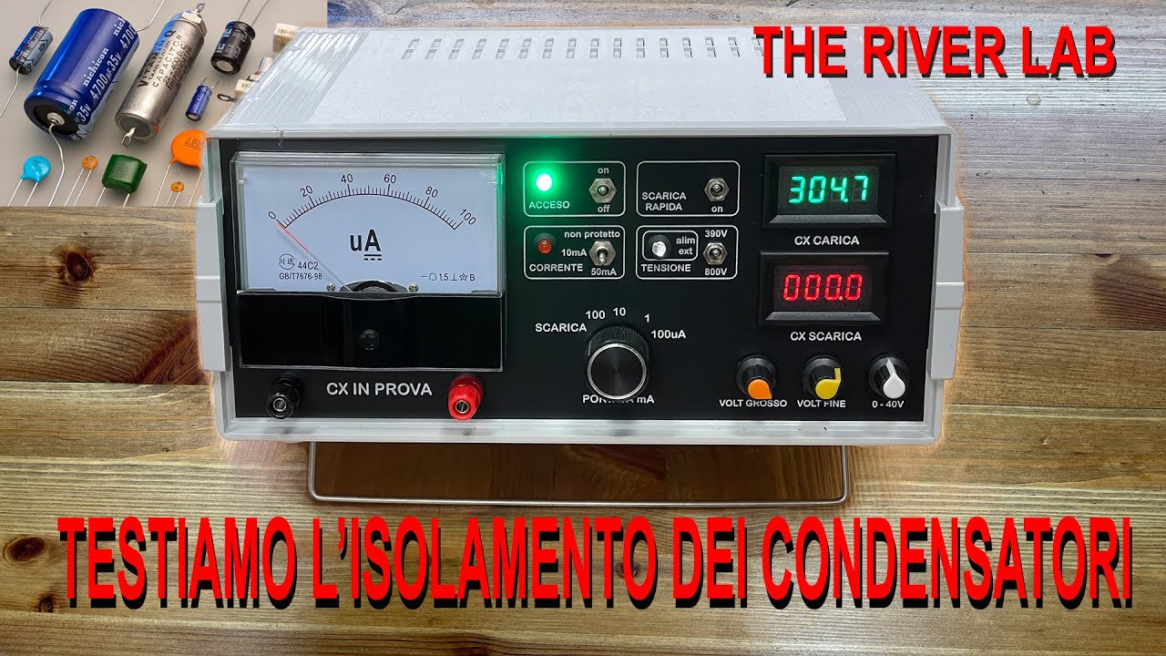 011 Proviamo  L'isolamento dei Condensatori (e altre misure pratiche) #electronic  #homemade