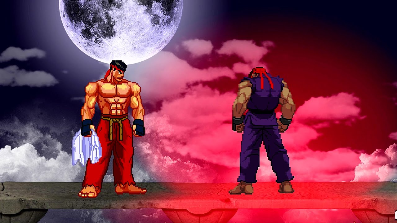 SHIN RYU VS EVIL RYU!