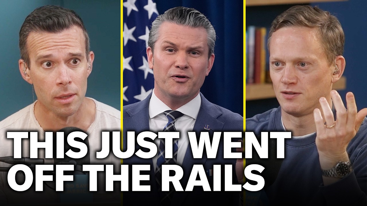 Hegseth WHINES About Trump in OFF THE RAILS Press Conference