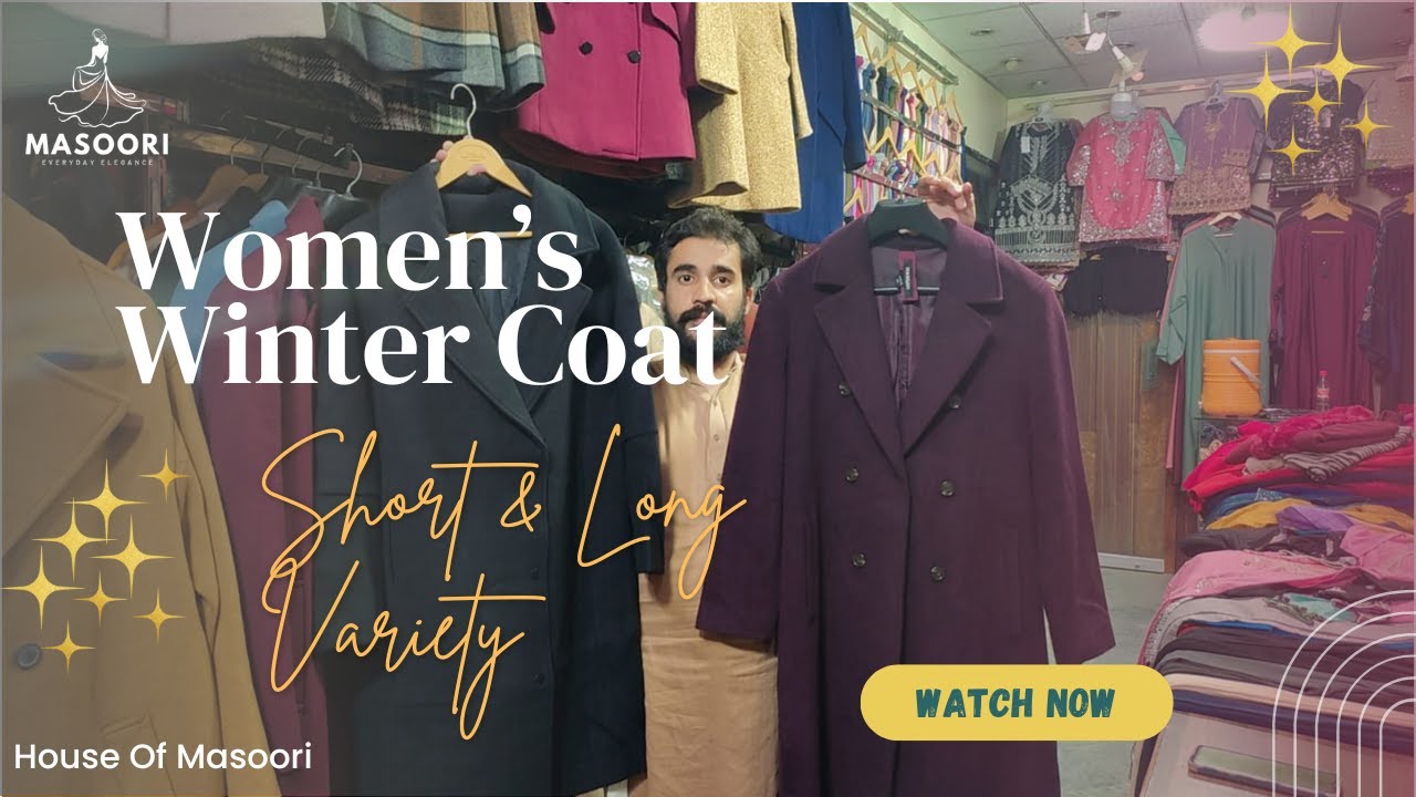 Stylish Women’s Winter Coat – Only ₨3,500 PKR | 2025 Collection | House of Masoori #tranding #views