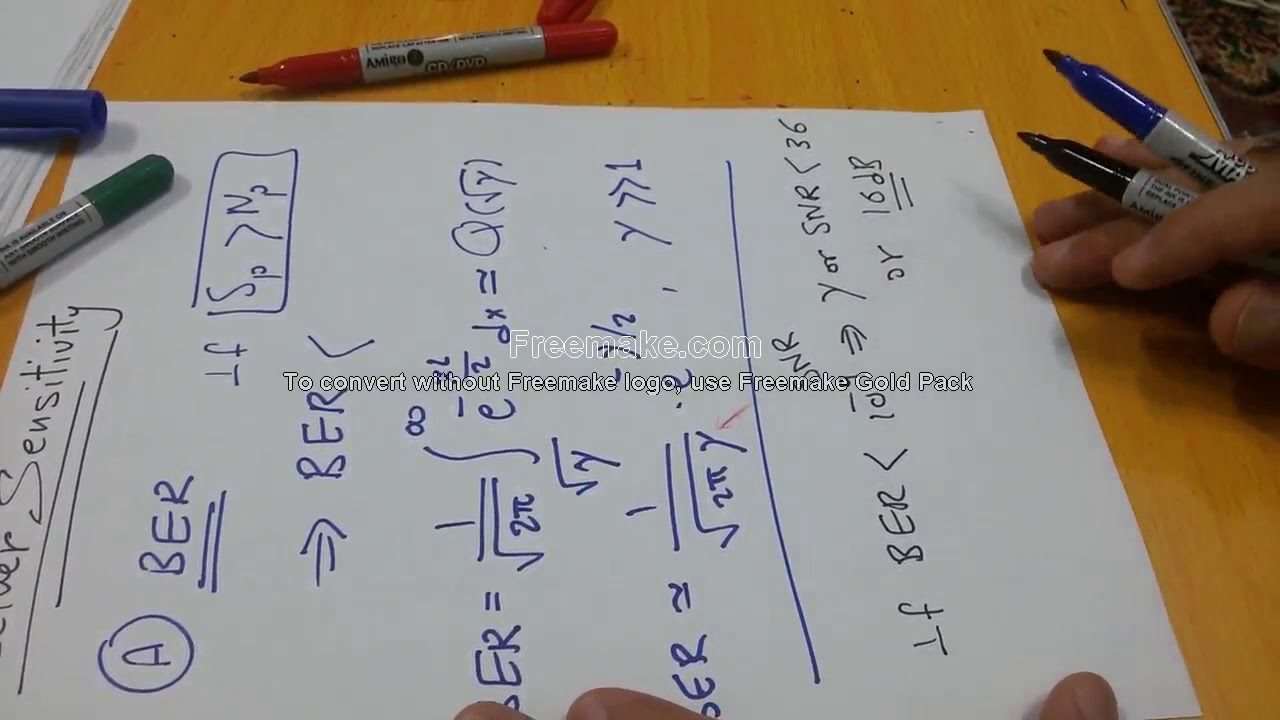 Optoelectronics 32: Receiver Sensitivity  ما ألمقصود بحساسية ألمستلم ؟