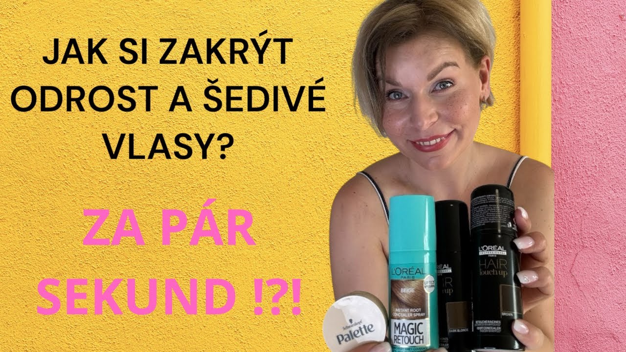 🌈BAREVNÉ KOREKTORY NA ODROST A ŠEDIVÉ VLASY 💇‍♀️#haircolor #hair #hairstyle  #hairtutorial