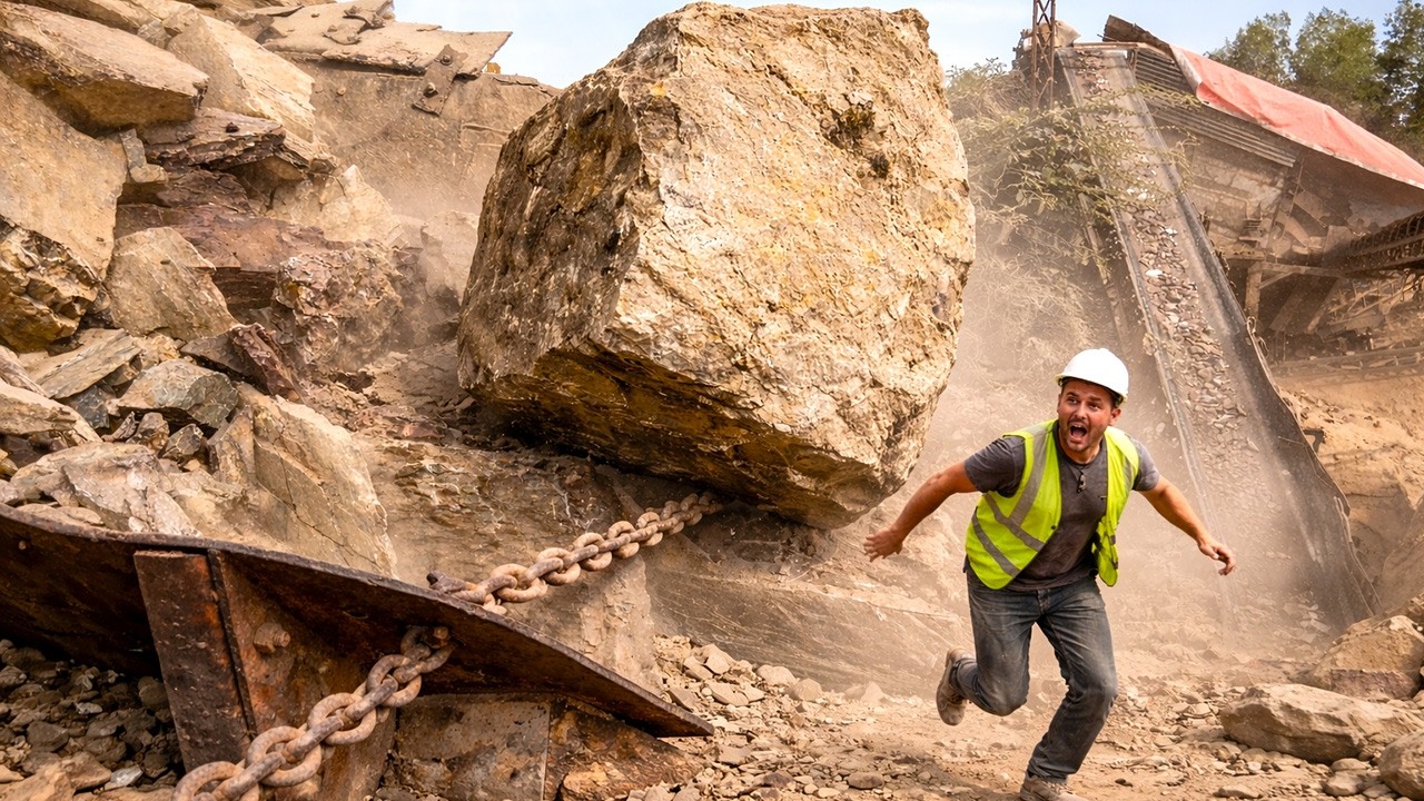 🔥&ldquo;HEAVY BOULDERS CRUSHING Moments Caught on Camera! (MOST INTENSE DRAMA EVER!)&rdquo;