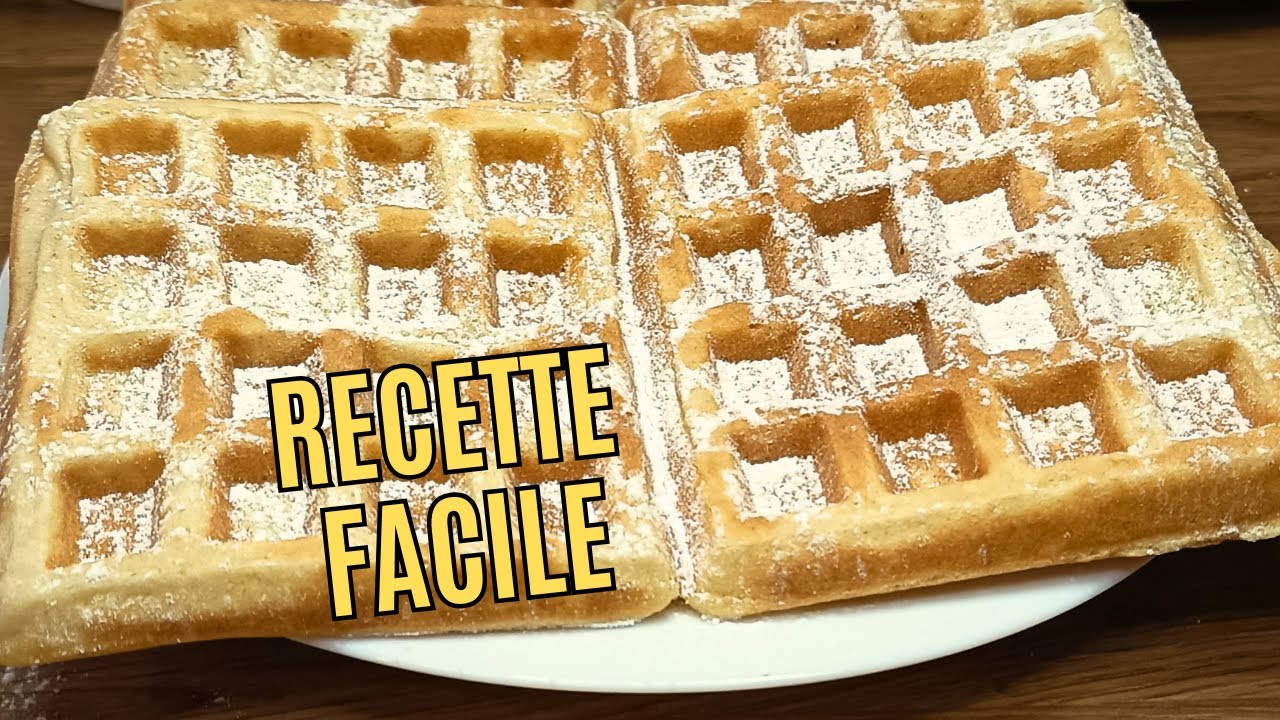 Recette de gaufre moelleuse facile et rapide : recette inratable
