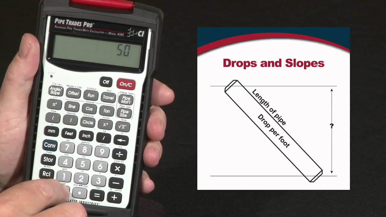 How to Calculate Pipe Drop, Slope and Percent Grade | Pipe Trades Pro