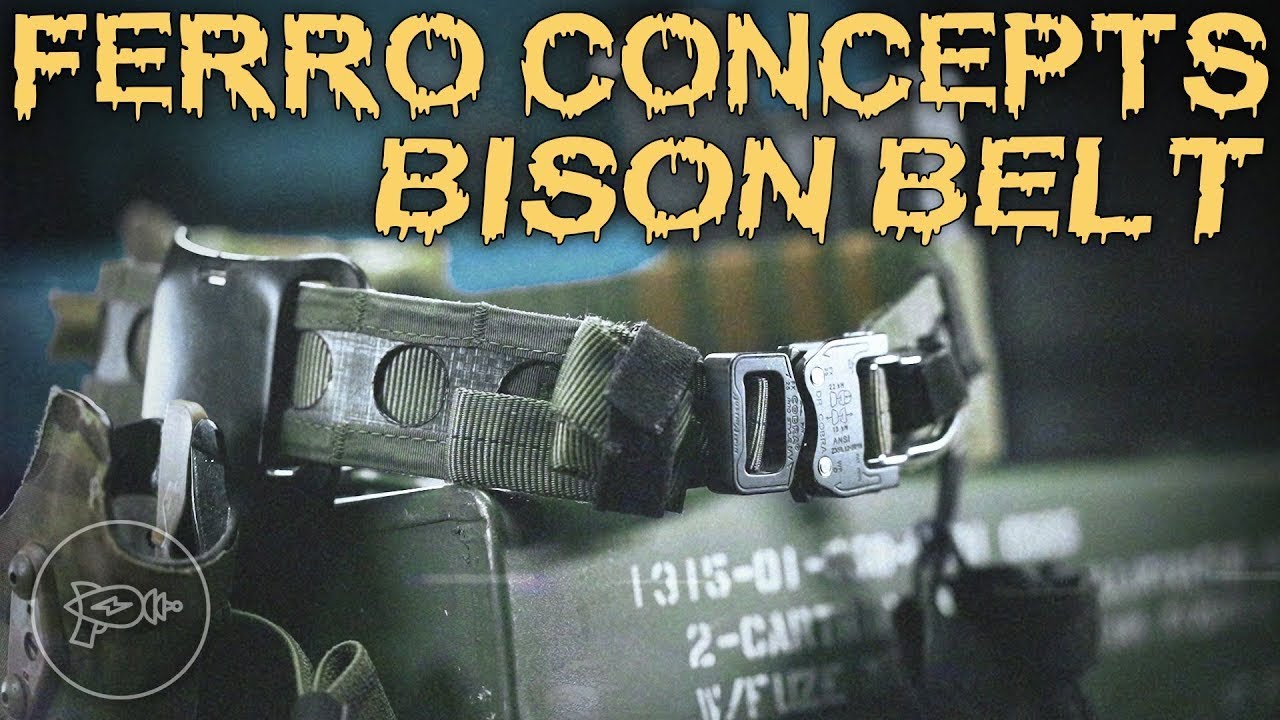 Space-Age Tactical Textiles: Ferro Concepts Bison Belt! [Review]